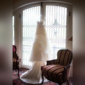 Wedding dress by Rosa Clara